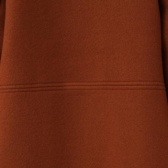 Женская шерстяная куртка с отложным воротником, однотонное двубортное пальто больших размеров, свободное теплое пальто с длинными рукавами для поездок на работу и свиданий