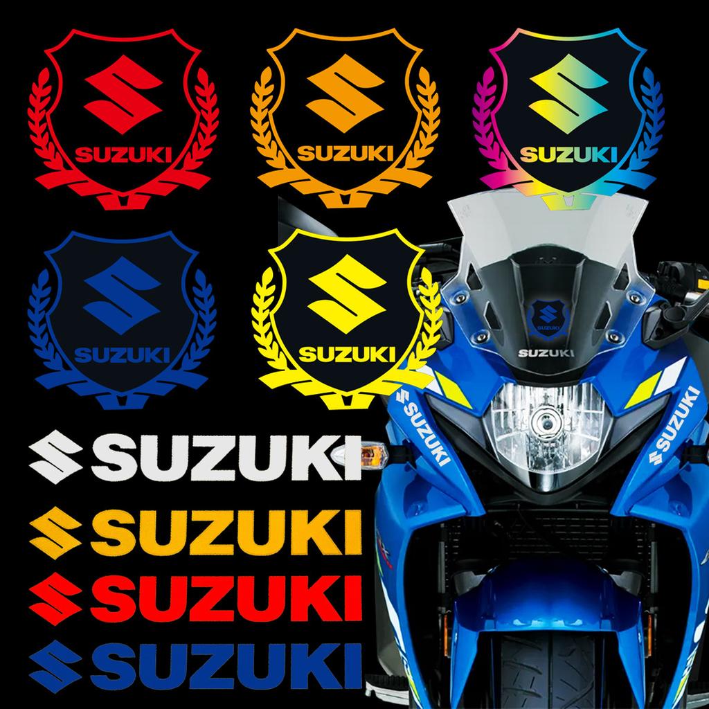 Для Suzuki Гонки Наклейки Мото Наклейка Кузов Авто Бампер Окна Мотоцикл Ноутбук Стены Виниловая Наклейка Авто Тюнинг Аксессуары