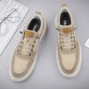 High Quality Men Casual Shoes Breathable Men Leather Sneakers Handmade Man Skateboard Shoes New Design Sport Flats Lace-Up Shoes