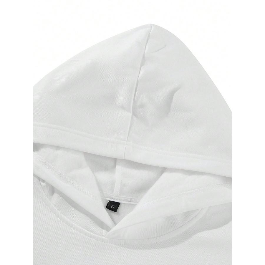 Мужская толстовка с капюшоном больших размеров с принтом American Vintage, осень/зима