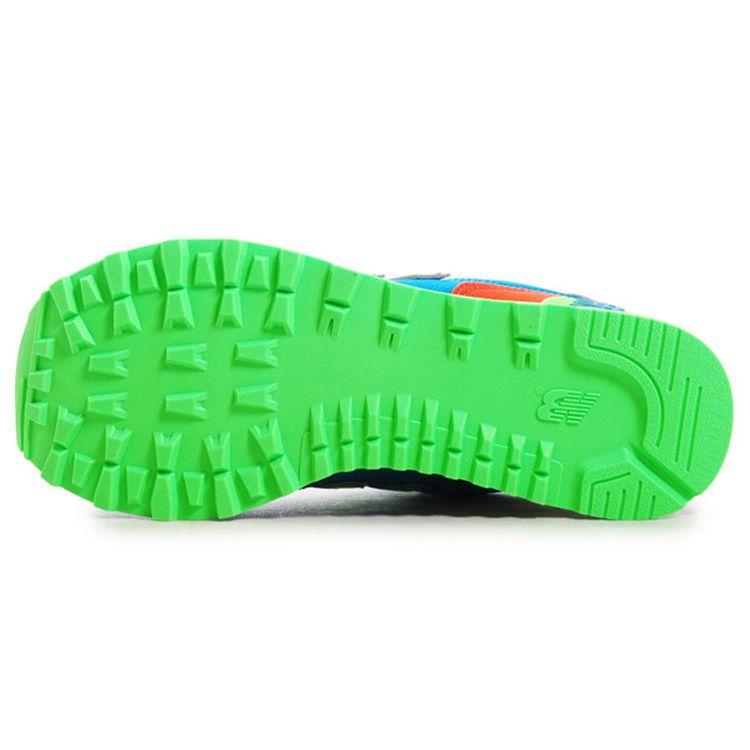 New Balance 574 Pop Safari - Синие женские кроссовки Neon-Blue Lime Berry WL574BP