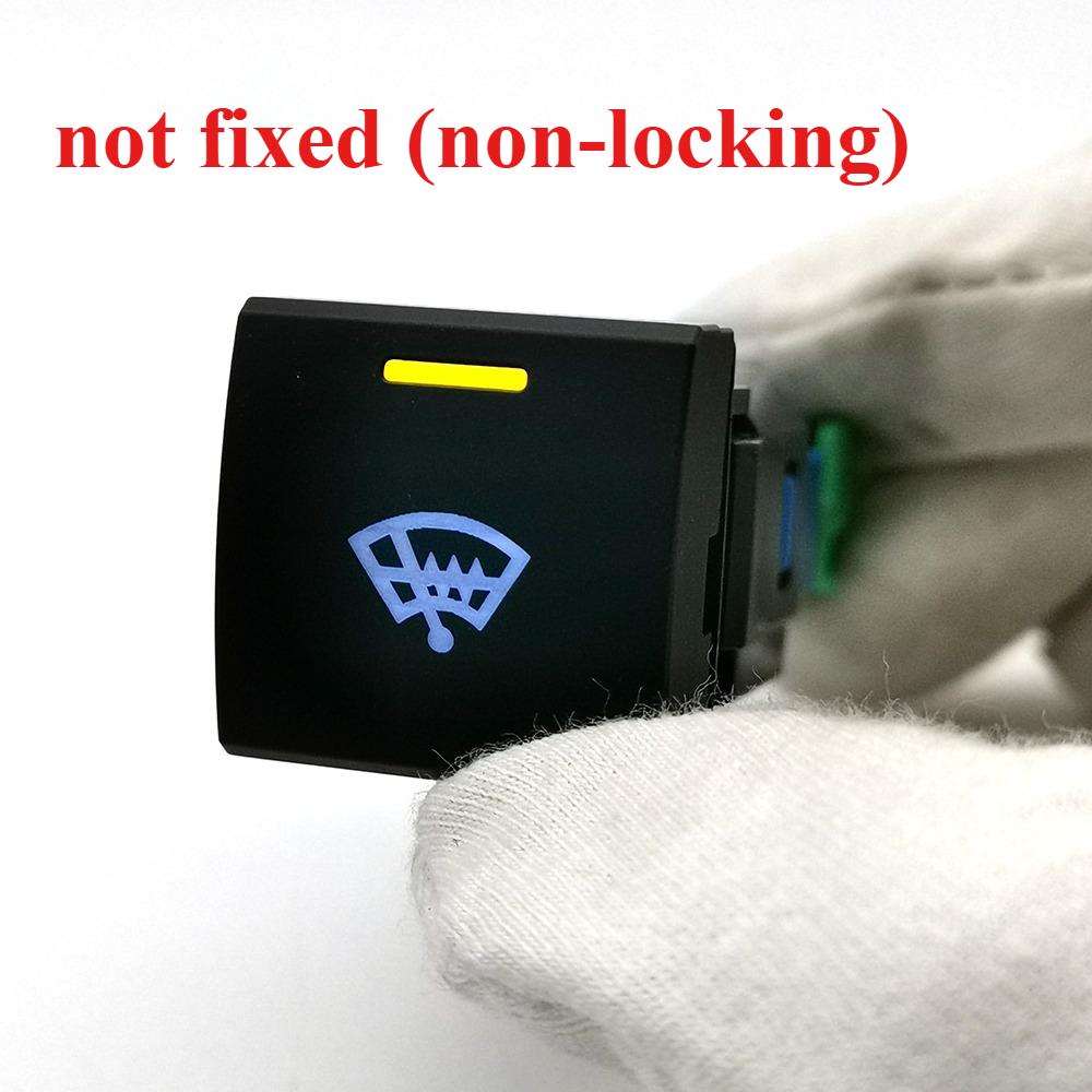 1PC Car LED DRL Radar Power on Off Fog Light View Switch Button Fit for Toyota Camry for Corolla Altis 2019 for Prado 150 2020