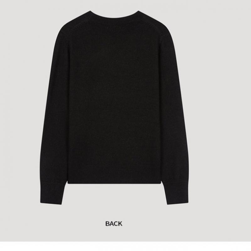 She S miSS baSic Round Neck Knit Pullover SSkpoo42800 Bk