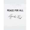 Uniqlo Футболка Peace For All с коротким рукавом и графическим принтом, стандартный крой, Гордон Рид