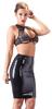 LATE X - Fitted Latex Mini Skirt Black XL