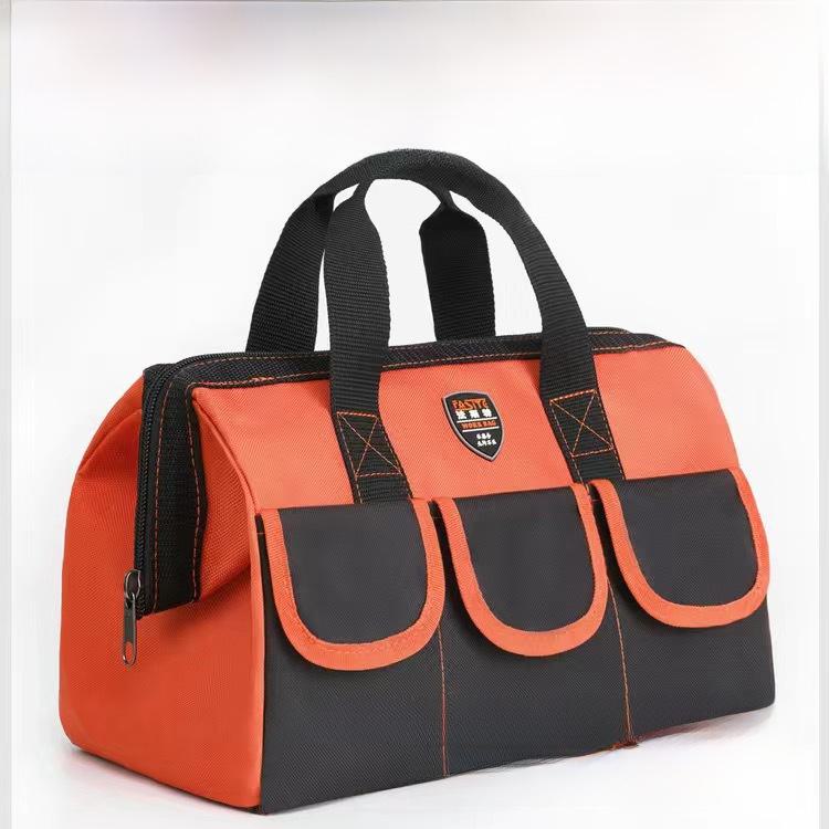 Прочная и долговечная большая холщовая сумка для инструментов электрика для деревообработки, многофункциональная и диагональная конструкция для мужчин