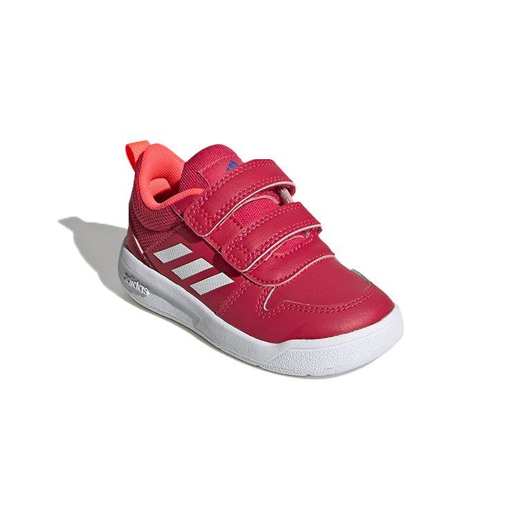 adidas Neo Tensaur Круглый Носок Удобные Дышащие Низкие Кроссовки для Ходьбы Детская Обувь Красный FW4003