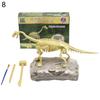 Dinosaur Fossil Skeleton Excavation Dig Up Kit DIY Assembly Educational Kids Toy