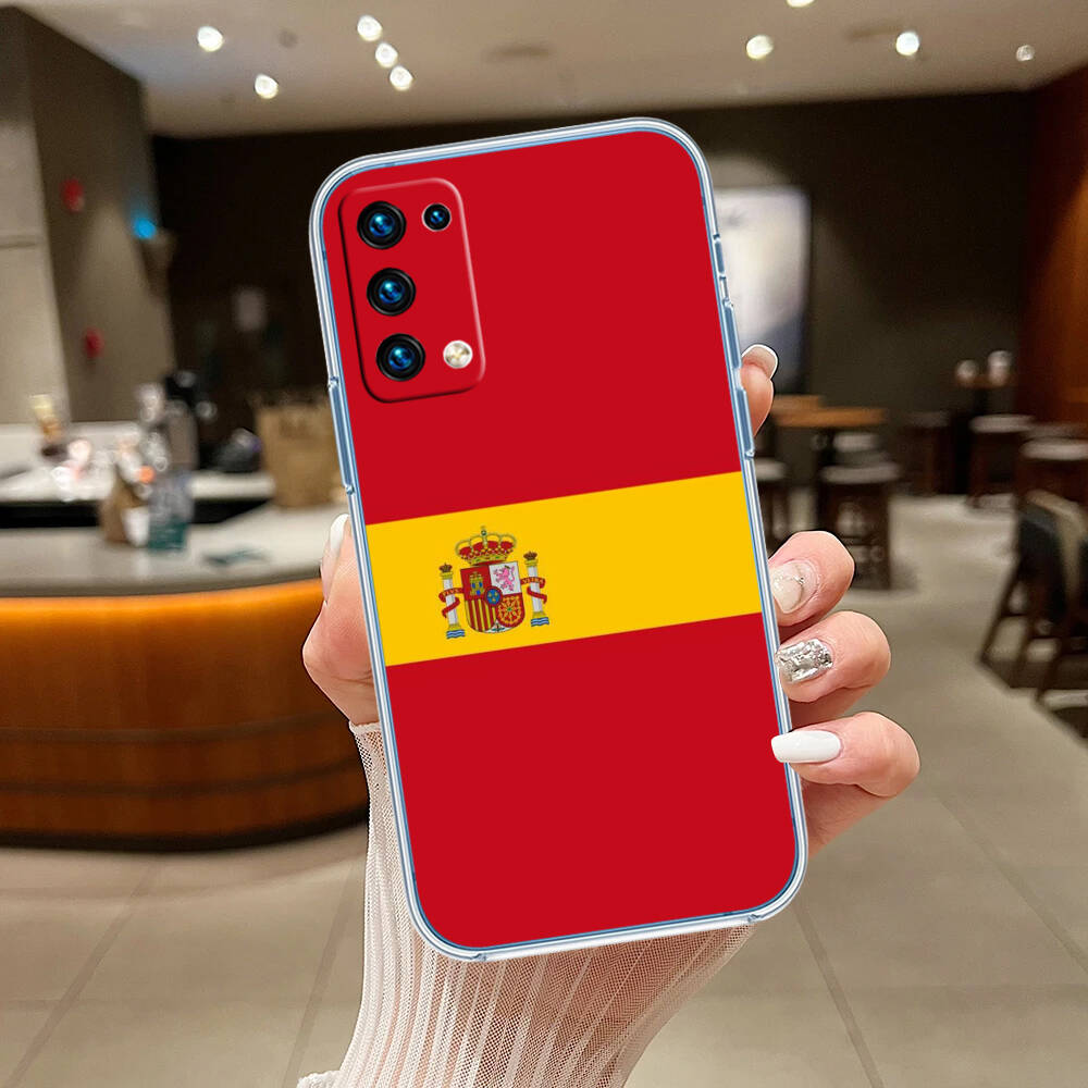 Spain Flag Phone Case for Motorola Edge 20 30 S30 40 50 Fusion Lite Plus Pro Neo Ultra One Hyper Power Action Zoom Macro Vision