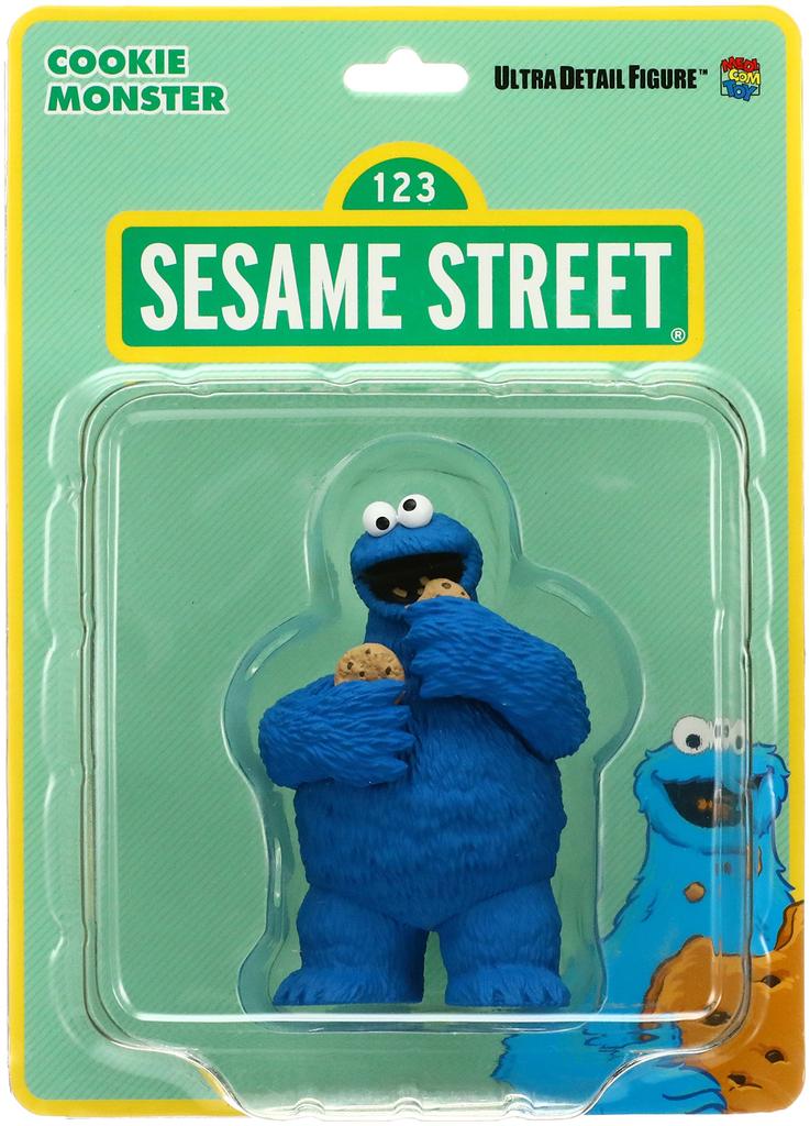 UDF УЛИЦА СЕЗАМ КУКИ МОНСТР Куки Монстр ПВХ расписанный готовый продукт нестандартного масштаба