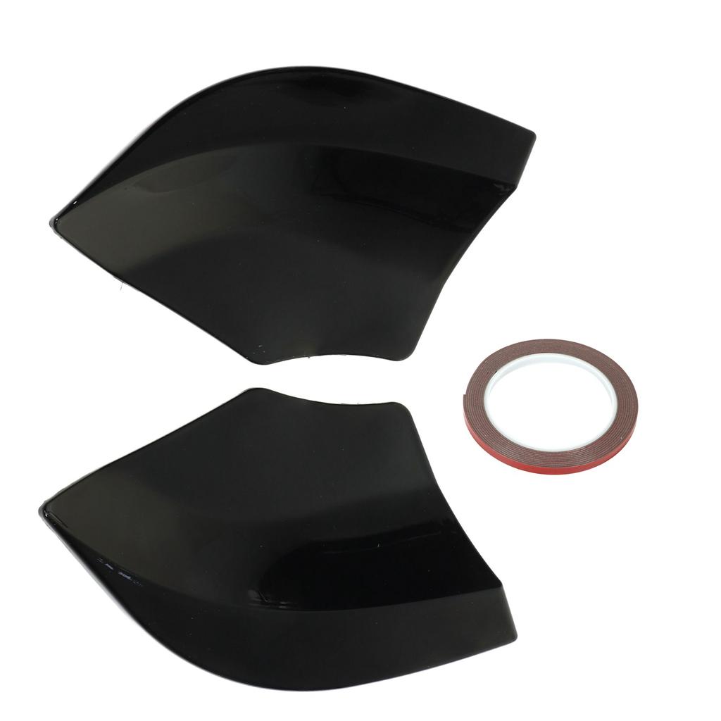 2Pcs Car Rear Bumper Splitter Replacement ABS Plastic Automobile Rear Bumper Diffuser Left and Right Car Accessories