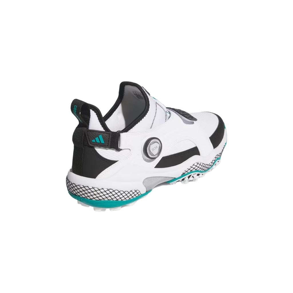 Adidas CODECHAOS 25 Износостойкие полувысокие кроссовки для гольфа Унисекс Черно-белые кроссовки JP5187