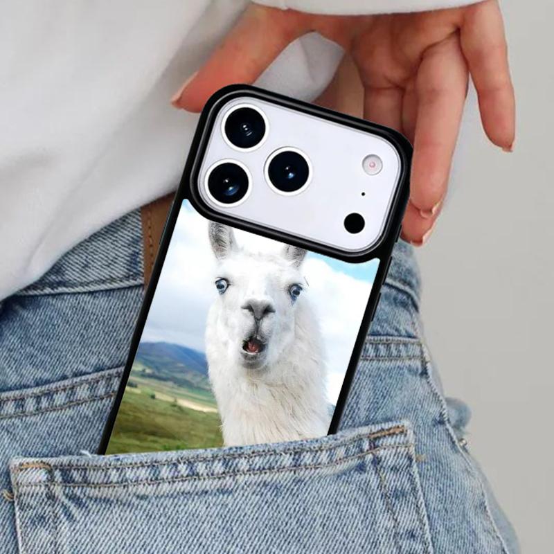 Счастливая лама путешествие без проблем лама Чехол для телефона для iPhone 16e 15 14 13 12 17 Pro Max Plus Air 17pro Чехол Coque