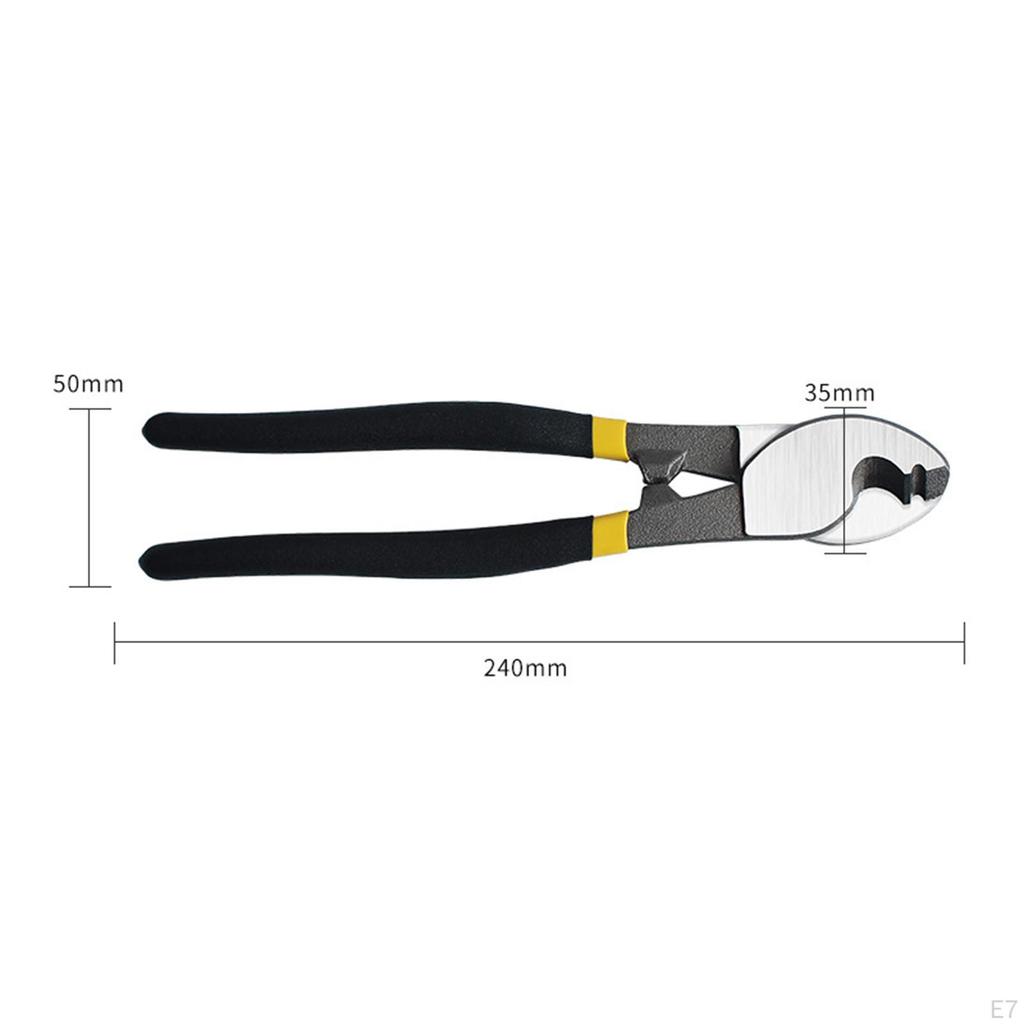 Щипцы для зачистки проводов, ножницы для резки кабеля, удобная ручка, сверхмощные плоскогубцы для проводов, инструмент для резки