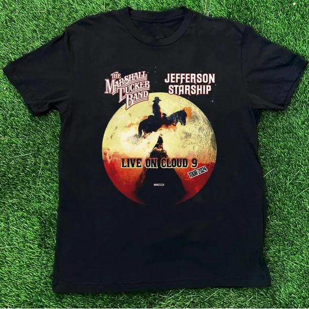 NEW Jefferson Starship Tour 2024 T Shirt size S-5XL KN500 Unisex T-Shirt