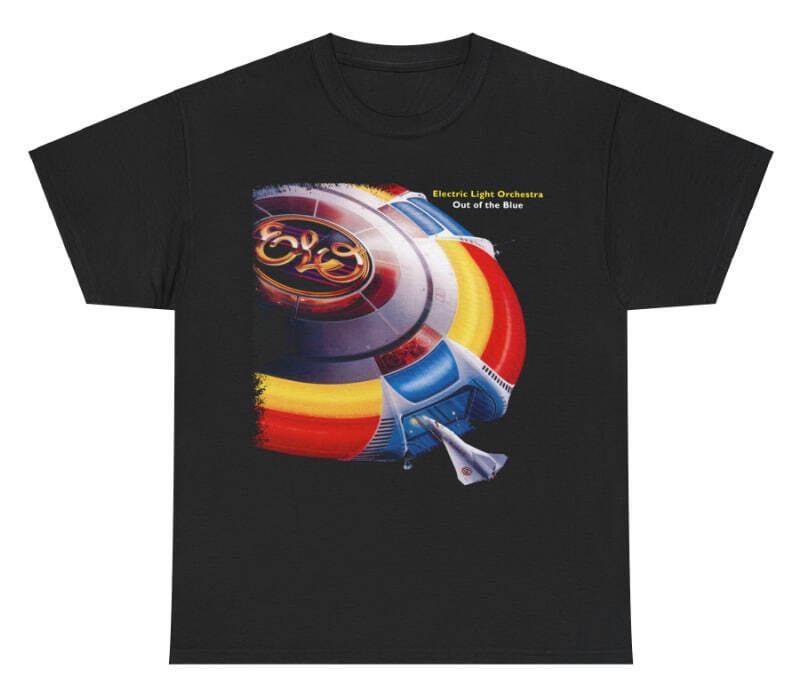 Rock Classic Band T-Shirt Its Over ELO Electric Light Orchestra Out of the Blue Unisex T-Shirt