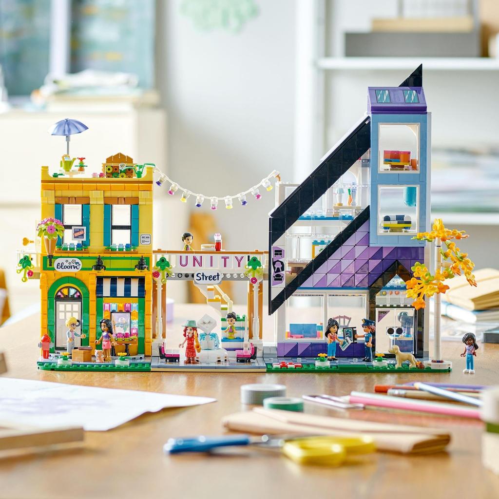 LEGO Friends Город Хартлейк Цветочный магазин и студия дизайна 41732, Игрушка, Строительные блоки, Ролевая игра, Строительство города, Девочки, Возраст 12+