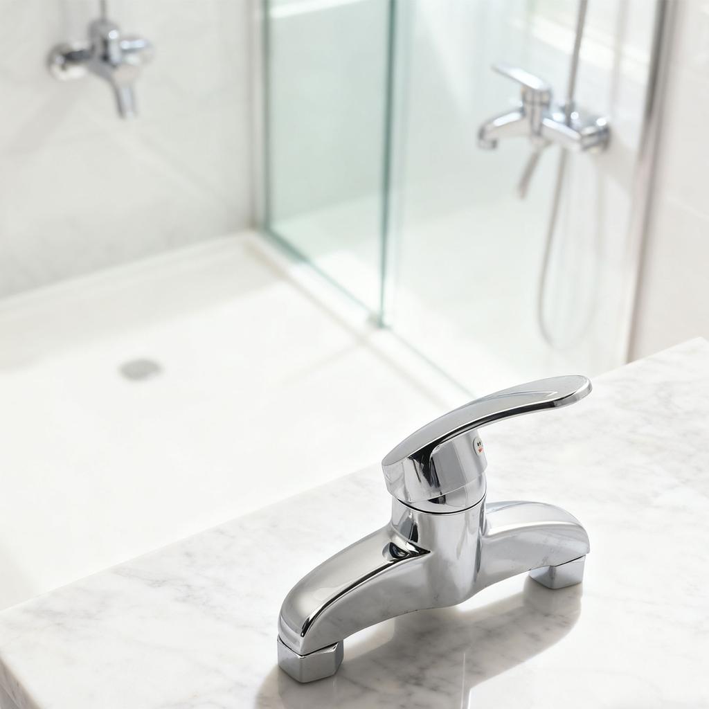 Wall-mounted Shower Faucet Single Handle Bathroom Bathtub Chrome Hot And Cold Water Mixer Valve Faucet Zinc Alloy Shower Tap