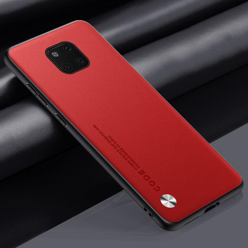 PU Leather Case For Huawei Mate 20 Pro Back Cover Matte Silicone Full Protection Phone Case For Huawei Mate 20 Mate20 Pro