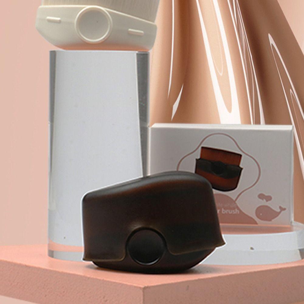 Professional Kabuki Makeup Brush Soft Contour Silhouette Brush Face Seamless Base Brush  Women