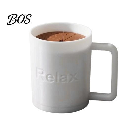 Realistic Coffee Spill Decoration 3D-Printed Cup Fidget, Desk Spiral Stress Relief Sensory Prank Toy Toy, Gift for Adults Office Home Lovers,
