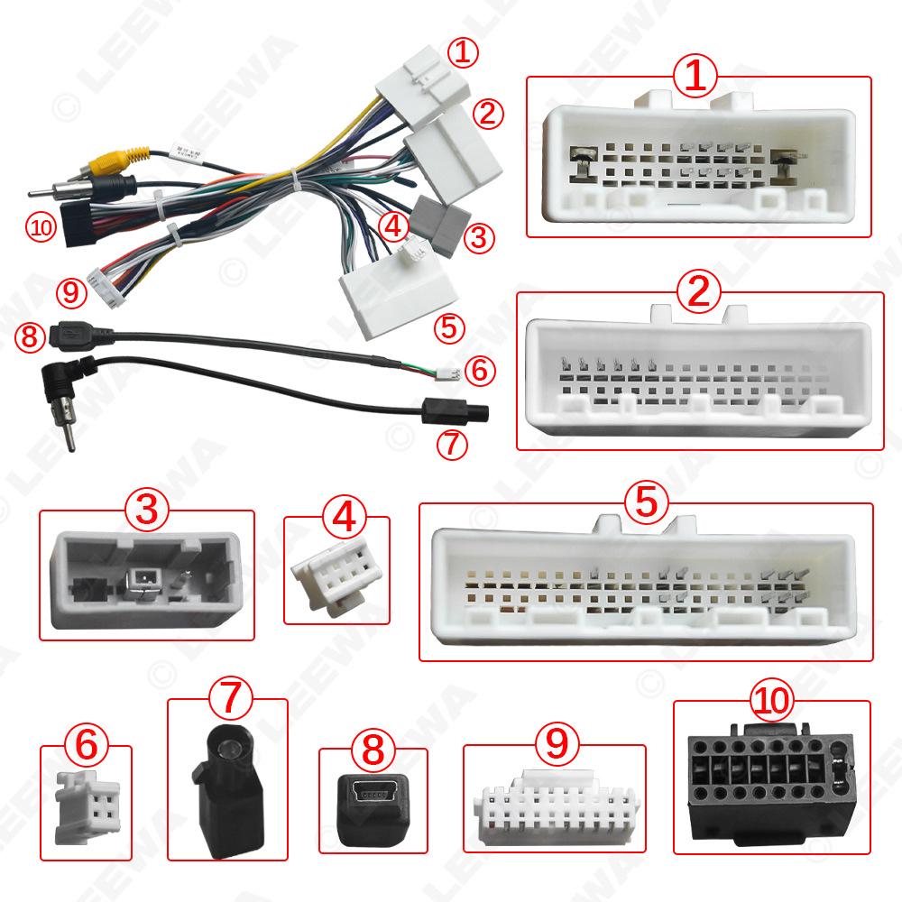 Nissan Sylphy 2020 Обновление навигации Шнур питания и CAN-bus декодер