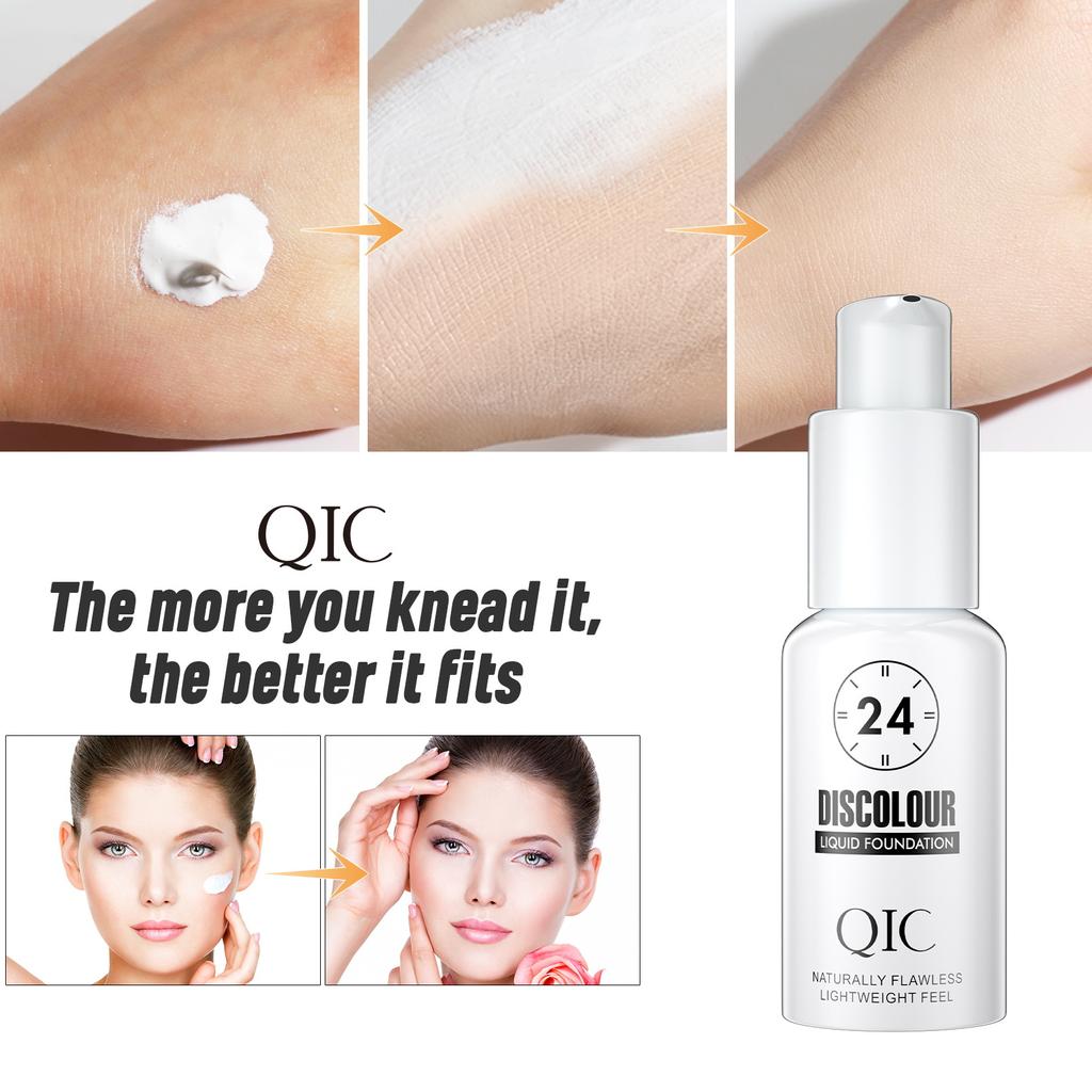 Liquid Foundation Concealer Does Not Take Off Makeup, Liquid Foundation Changes Color, Skin Tone Changes Temperature, Oil Control, Setting Foundation