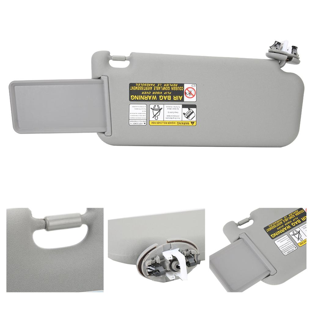 74320‑42501‑B2 Car Sun Block Car Window Sunshade Left Driver Side Sun Visor 74320‑42501‑B2 Fit for 2006‑2009 Gray
