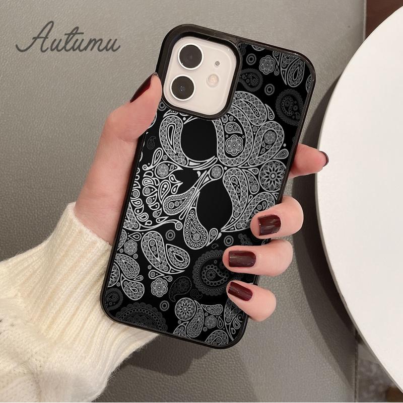 Чехол для телефона с изображением мексиканского черепа и цветка для iPhone 11 12 13 14 Pro Max mini X XR XS SE 2020 6S 7 8 Plus Samsung Galaxy S21 S22