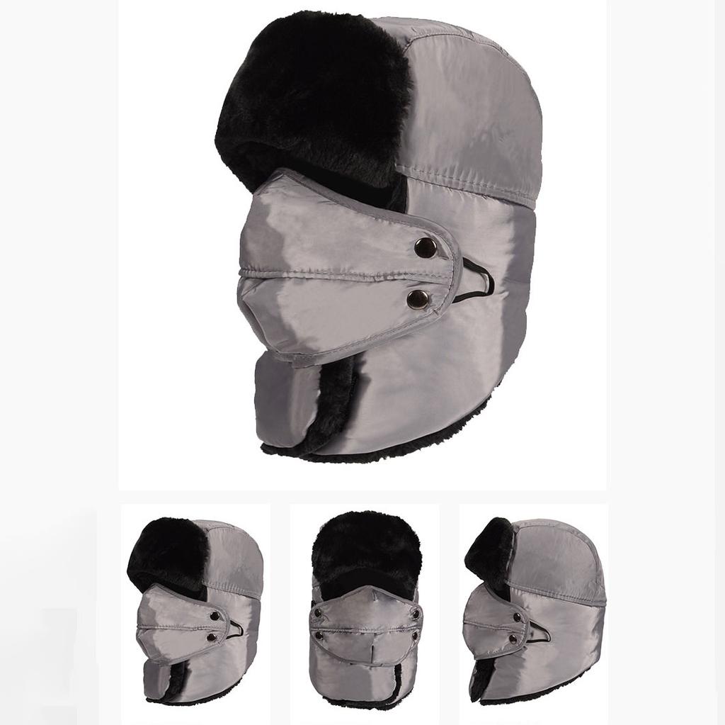 Winter Hats Men and Women Wear Masks Neck Protection Warm Thickened Cycling Cold Proof Cotton Hats