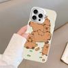 Мультяшный Чехол-Капибара для Телефона iPhone 16 15 14 13 12 11 Pro Max X XR XSMAX 8 7 Plus Матовый Ударопрочный Задний Чехол
