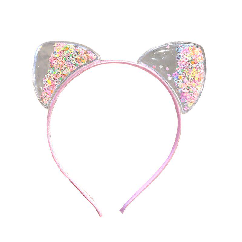 Детские милые девушки с блестками и ушками, дизайн оголовья, головные уборы, реквизит для фотосъемки, подарок на вечеринку