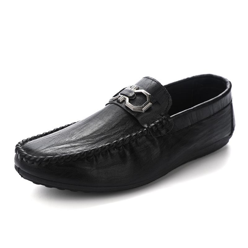 Fashion Men's Loafers Shoes Man Fashion Comfy Slip-on Drive Footwear Male Brand Leather Boat Shoes Men Casual Shoes Zapatos Para Hombre