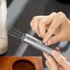 Telescopic Magnetic Needle Tamper Stainless Steel Espresso Distributor  Coffee Brewing