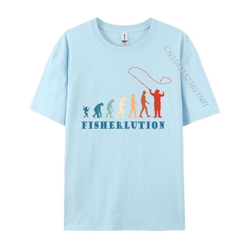 Fisherlution Fisherman Evolution Нимфовая Нахлыстовая Рыбалка Хип-Хоп Обычные Футболки Топы и Футболки Для Мужчин Топовые Футболки Простой Стиль