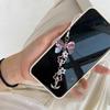Sweet Pink Bowknot Heart Phone Chains For Girl Cute Flower Star Phone Strap Y2k Mobile Phone Lanyards Keychain