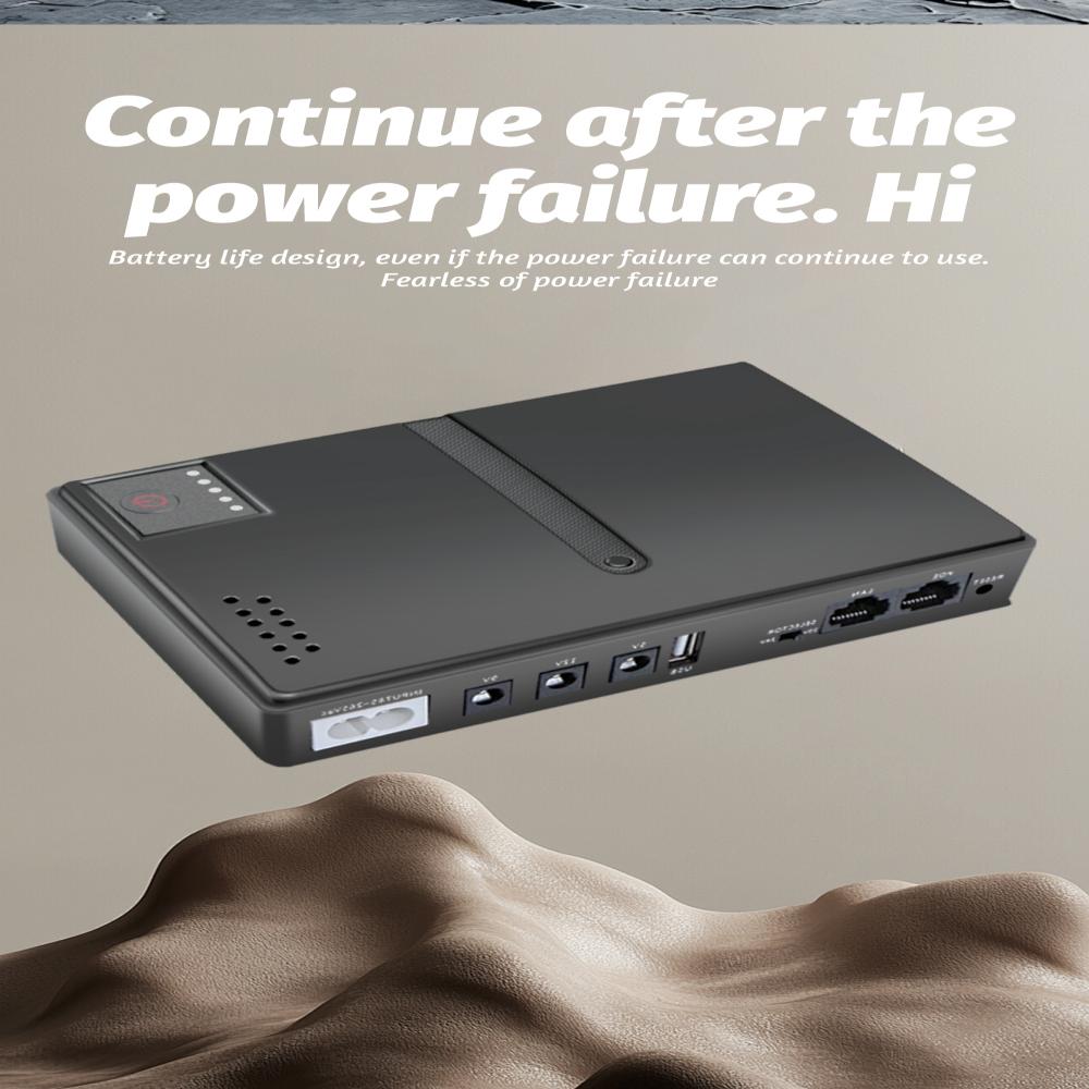 Резервный аккумулятор UPS 5 В 9 В 12 В 2 А 15 В 24 В 1 А выходной источник бесперебойного питания для IP-камеры Wi-Fi