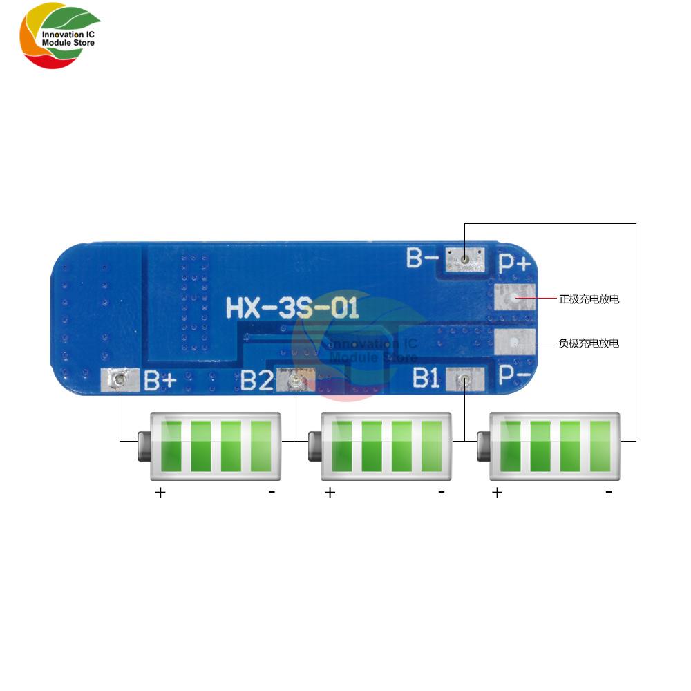 1pcs 1S11V18611 Lithium Battery Protection Board Over Discharge Peak 11ABMS Charger Lithium Ion Lithium Battery Protection Board