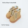 Casual Wear Cotton Doll Shoes Fashion Dolls Shoes High Quality DIY Toys  for 10cm/20cm Cotton Doll