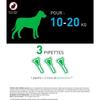 Frontline Combo chien - Anti-puces anti-tiques pour chien M - 10-20kg - 3 pipettes