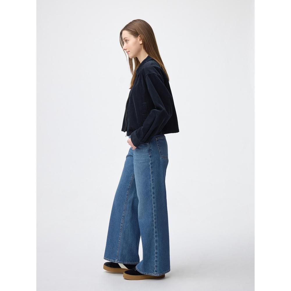 Uniqlo Gu Выхлоп Расклешенный