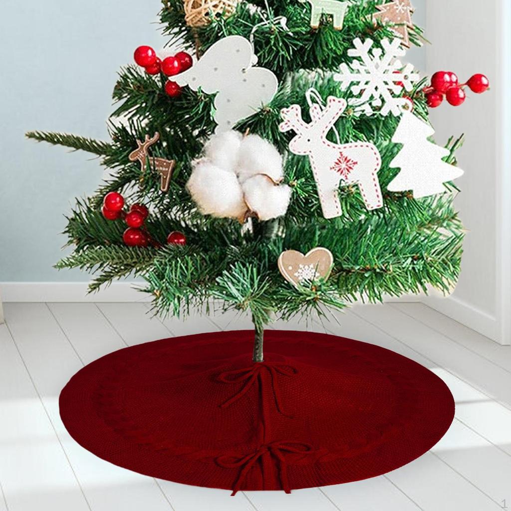 Рождественская елка юбка фартук мягкий украшение для вечеринки декоративный рождественский коврик