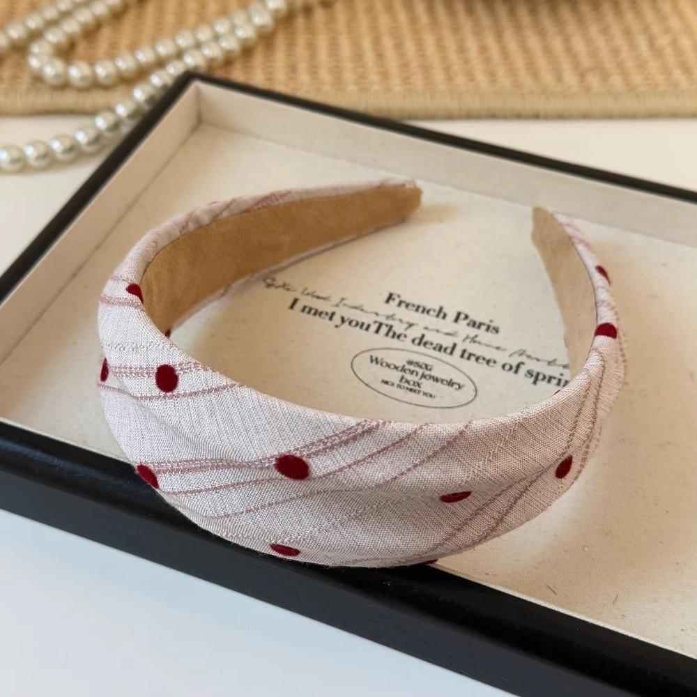 Flexible Polka Dot Headband Ribbed Wavy Textured Hairband Wavy Hair Band Women Hair Accessories