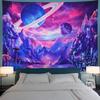 VIKAMA Solar System Planetary Tapestry Science Fiction Style Bedroom Headboard Decorative Backdrop Room Decoration