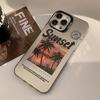 Coconut Forest Sunset Iphone16 Suitable for 15Promax Mobile Phone Case 12 Apple 13 Retro High End Sense Anti Fall Trend