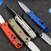 BM Mini 533 533bk EDC Folding Knife Lightweight Pocket Knife Manual Thumb Studs Open Plain Edge Coated Fiberglass Handle