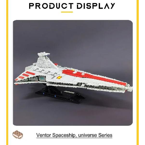 Высокотехнологичный Moc Venator Атакующий Крейсер Истребитель Разрушитель Кирпичный Технический Модель Строительство Звездные Блоки Космический Корабль Игрушки