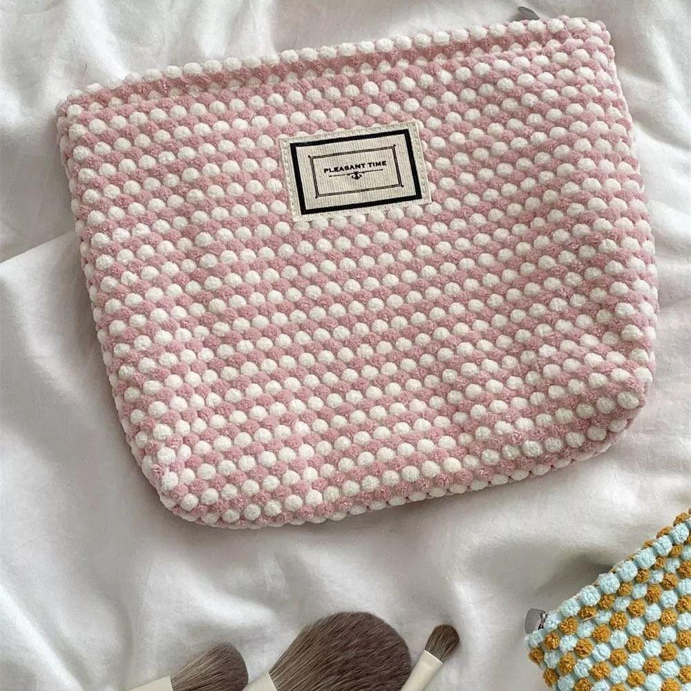 Canvas Lipstick Makeup Bag Simple Storage Bag New Cosmetic Organizer Pouch for Women Girls