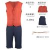 Live-Action One Piece Luffy Cosplay Vest & Straw Hat Suit, Men Stage Performance Outfit