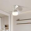 24-дюймовый шестискоростной электрический потолочный вентилятор со светом, скандинавский потолочный вентилятор-люстра для столовой, с частотным преобразованием